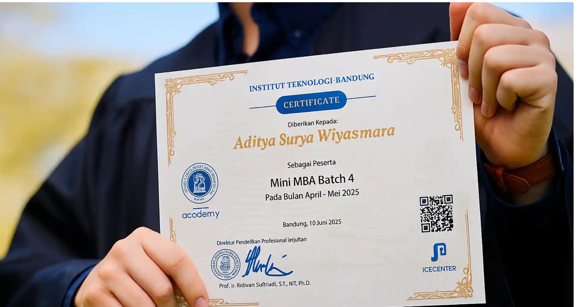 Certificate From ITB